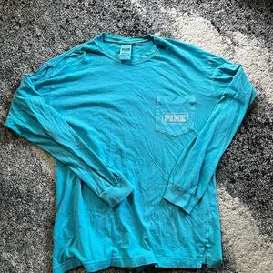 PINK Victoria's Secret Blue Shirt
